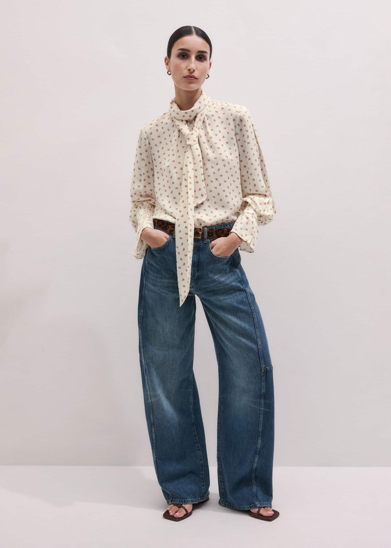 Straight Blouse + Tie 6