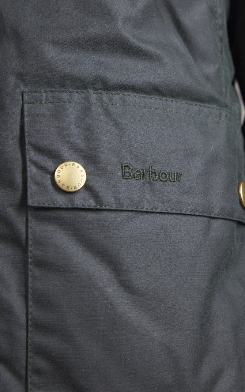 REELIN WAX JACKET SAGE - 7