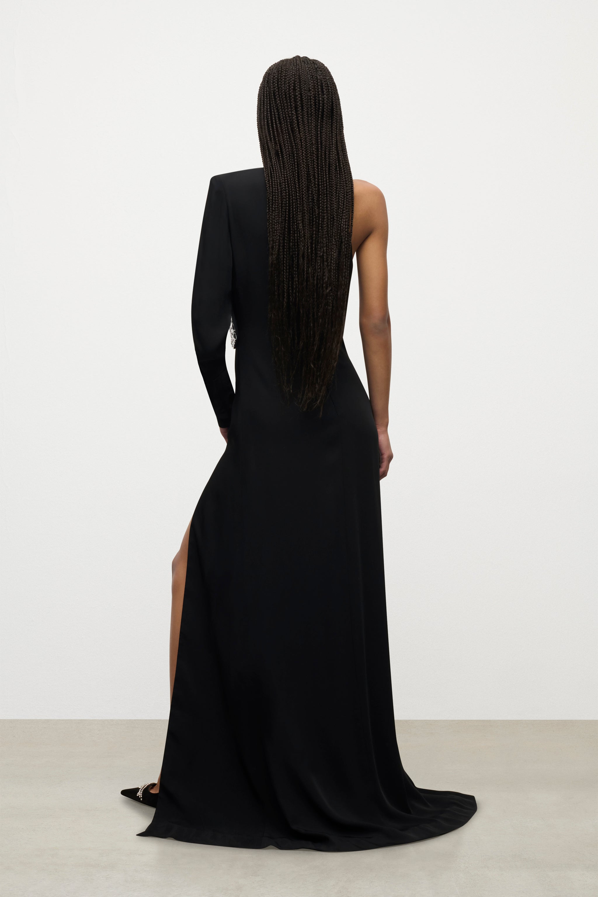 EMBROIDERED OMBRE CRYSTAL GOWN - 4