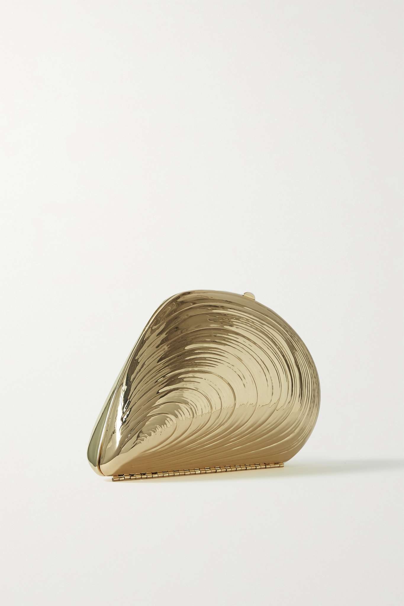Bridget gold-tone clutch - 3