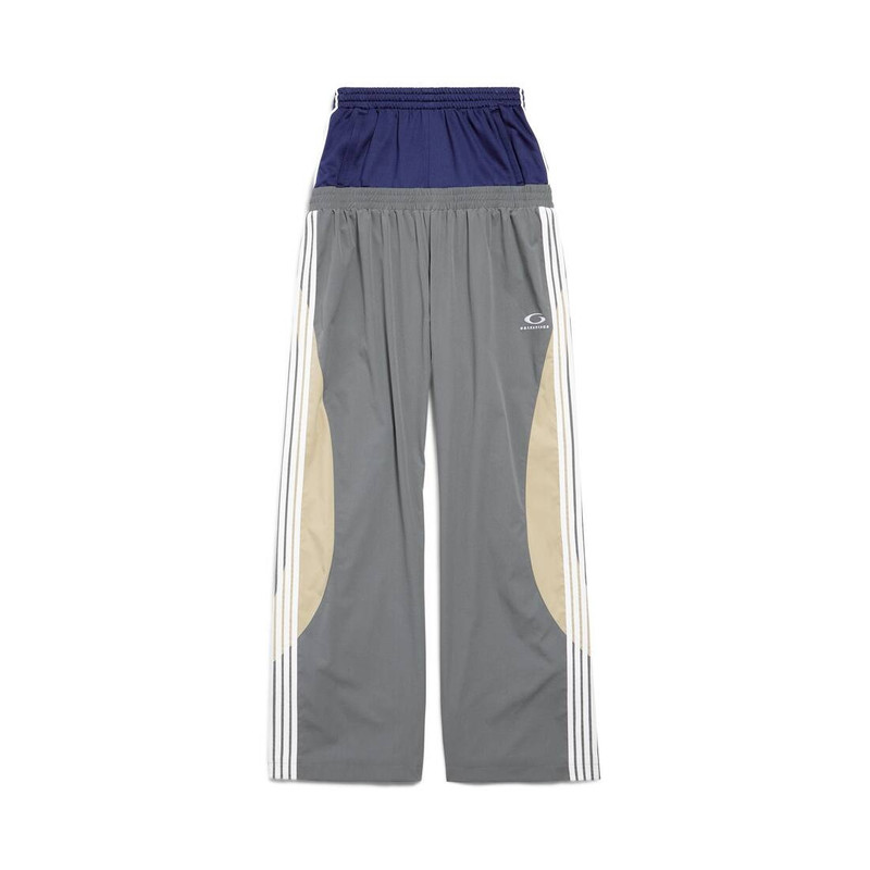 Men's Cut-up Tracksuit Pants in Dark Grey 1
