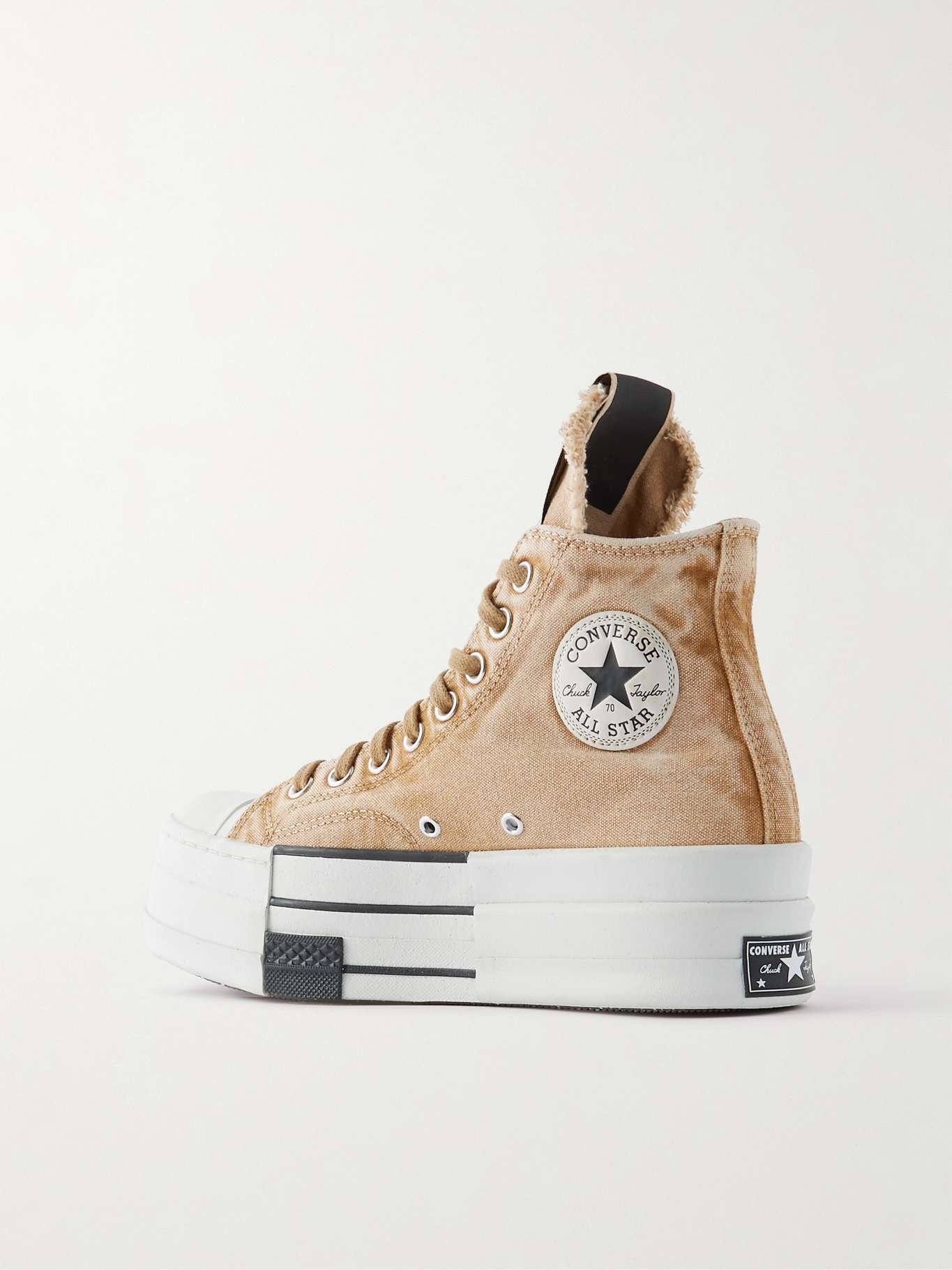 + Converse DRKSHDW DBL DRKSTAR canvas high-top sneakers - 3