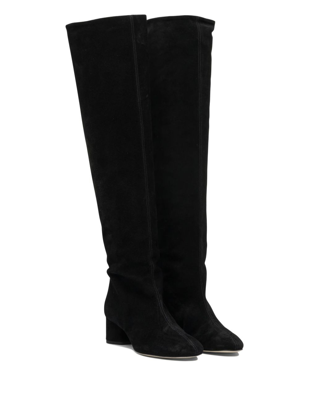 55mm Willa suede block-heel boots - 2