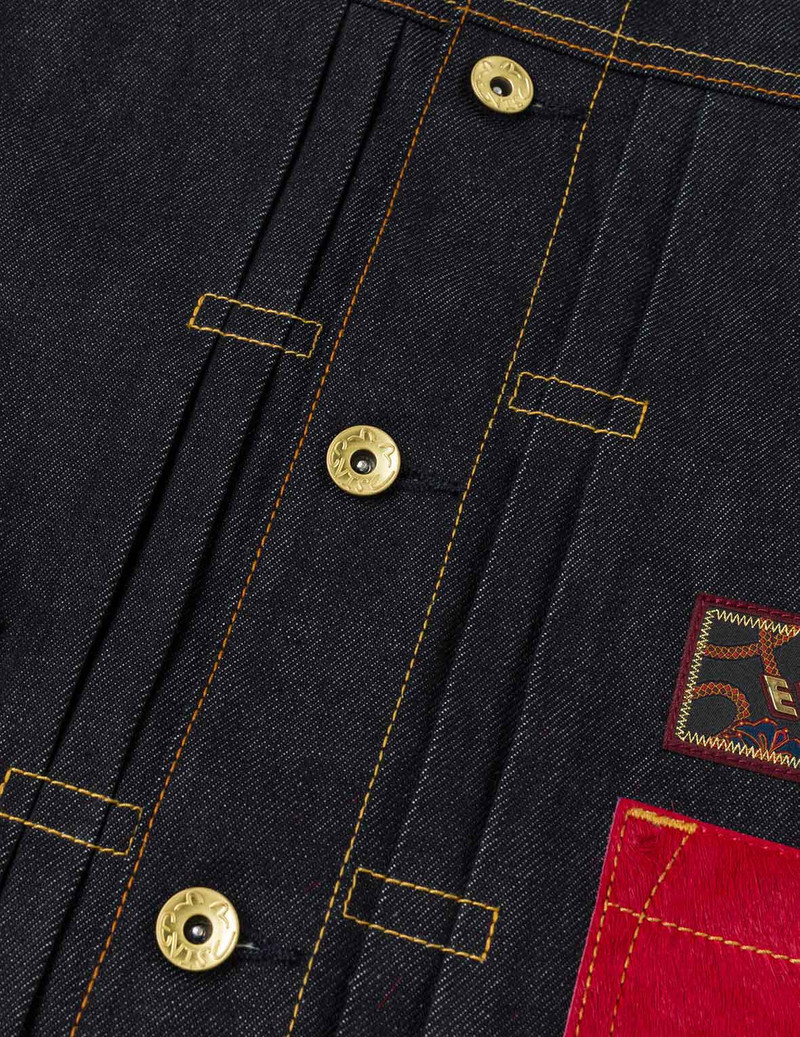 Year Of Horse Embroidery Denim Jacket 13