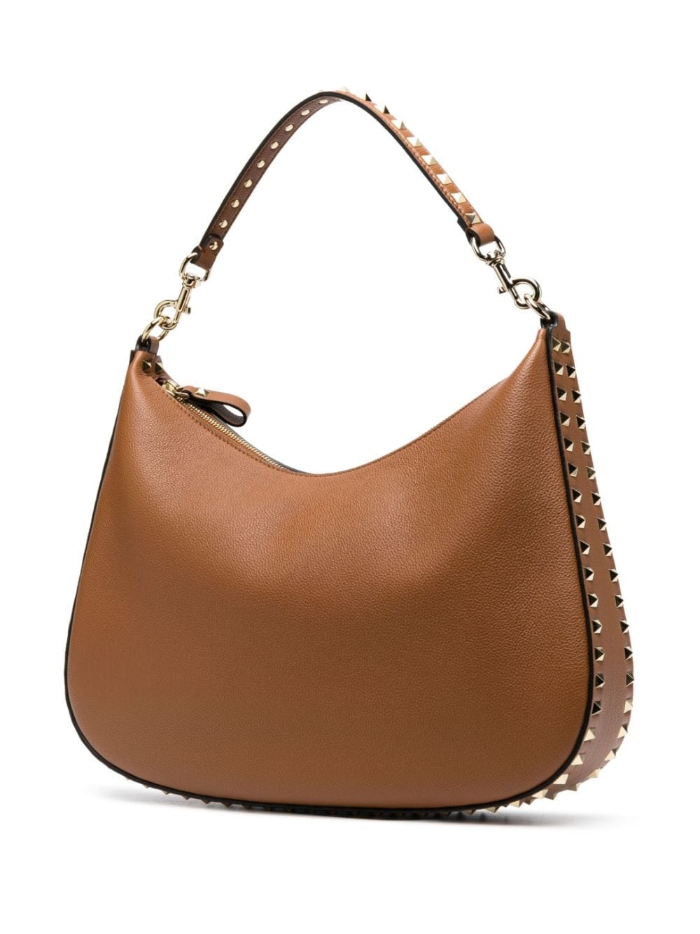 Rockstud leather shoulder bag - 4