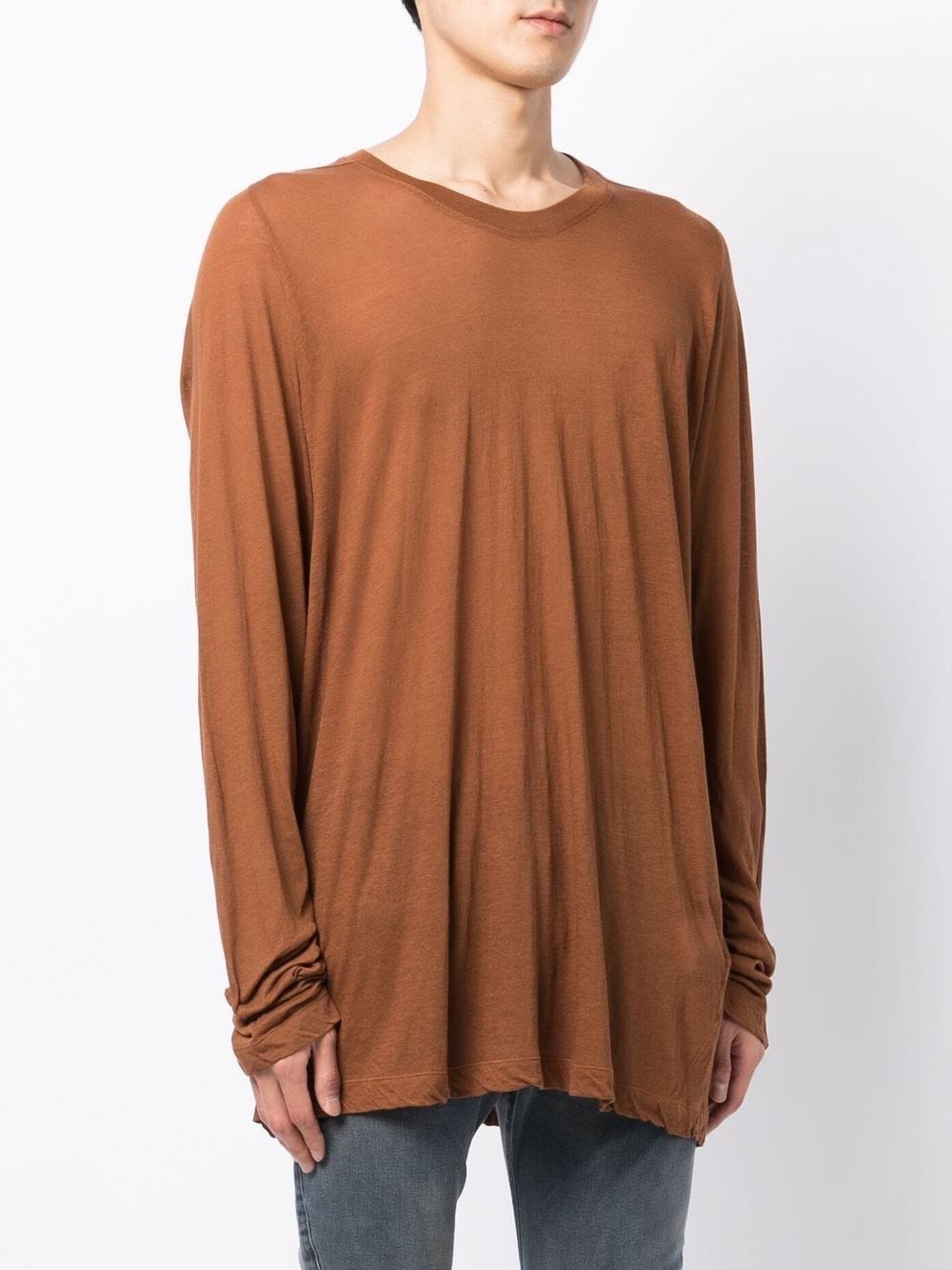 long-sleeve crew-neck T-shirt - 3