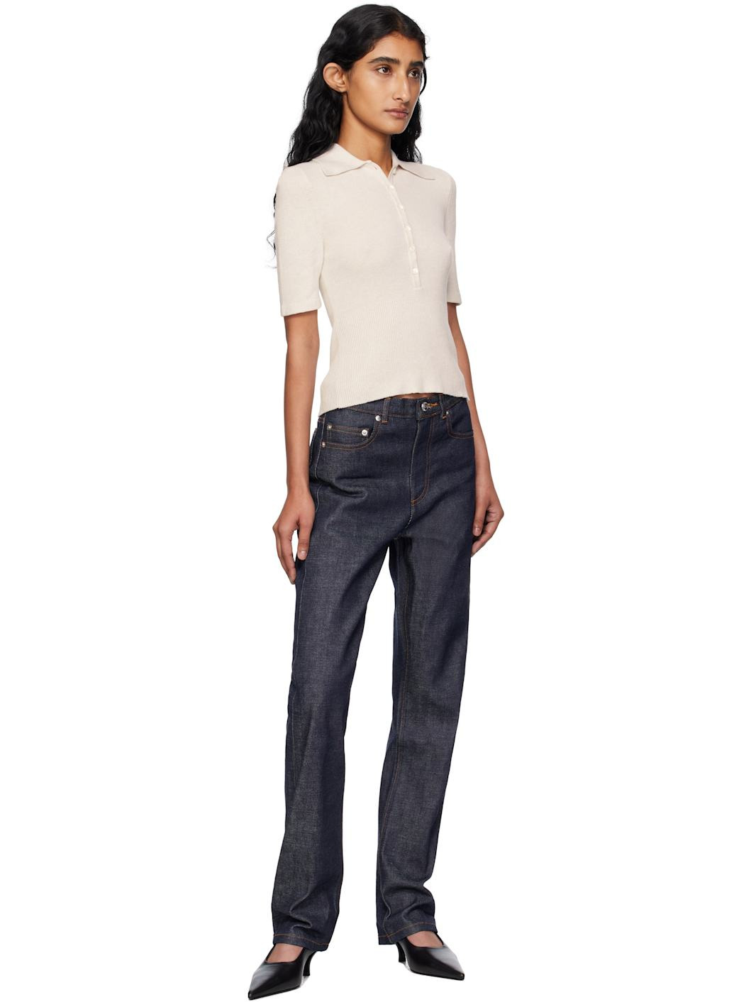 Navy Standard Jeans - 4