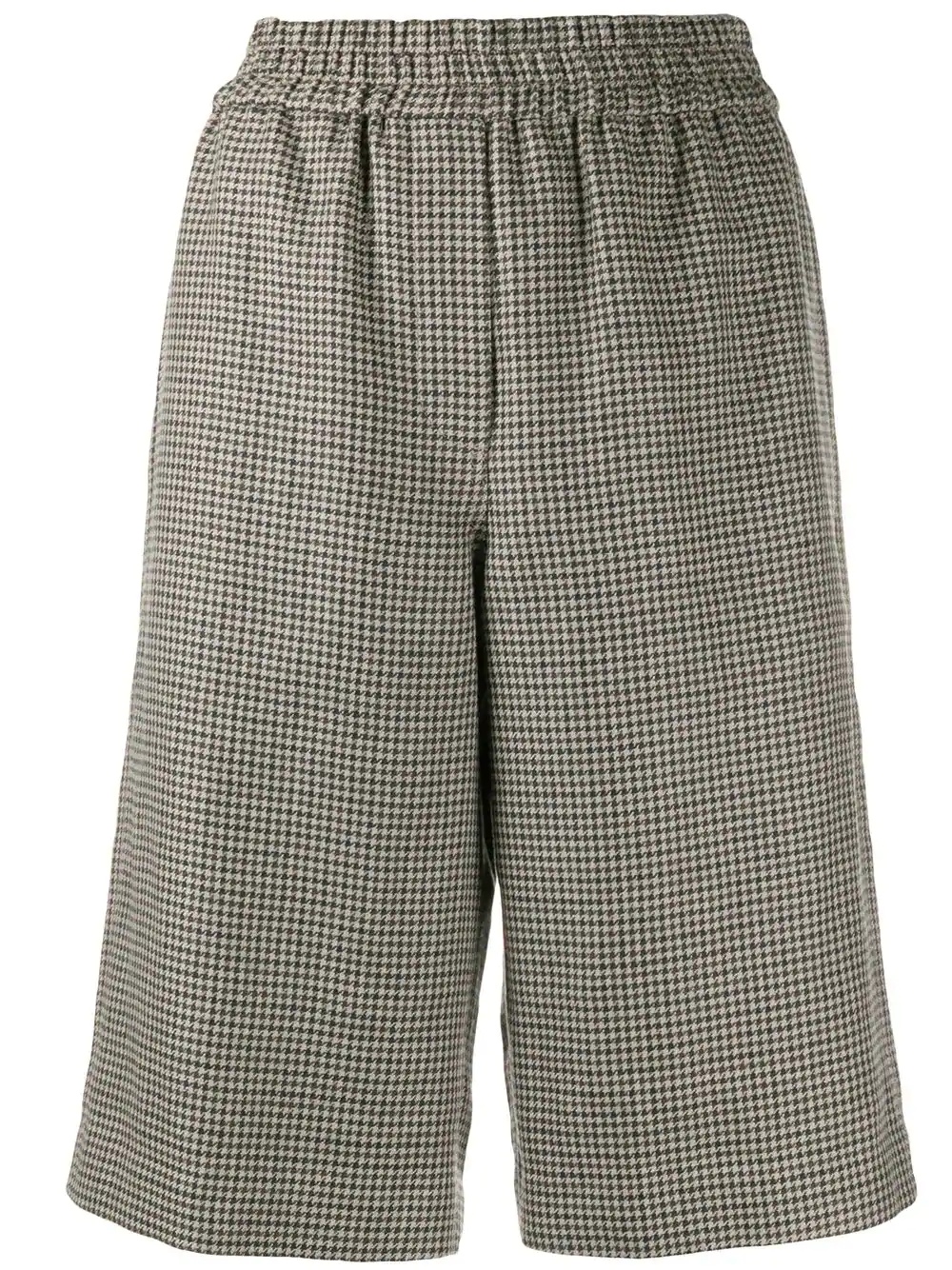 houndstooth bermuda shorts - 1