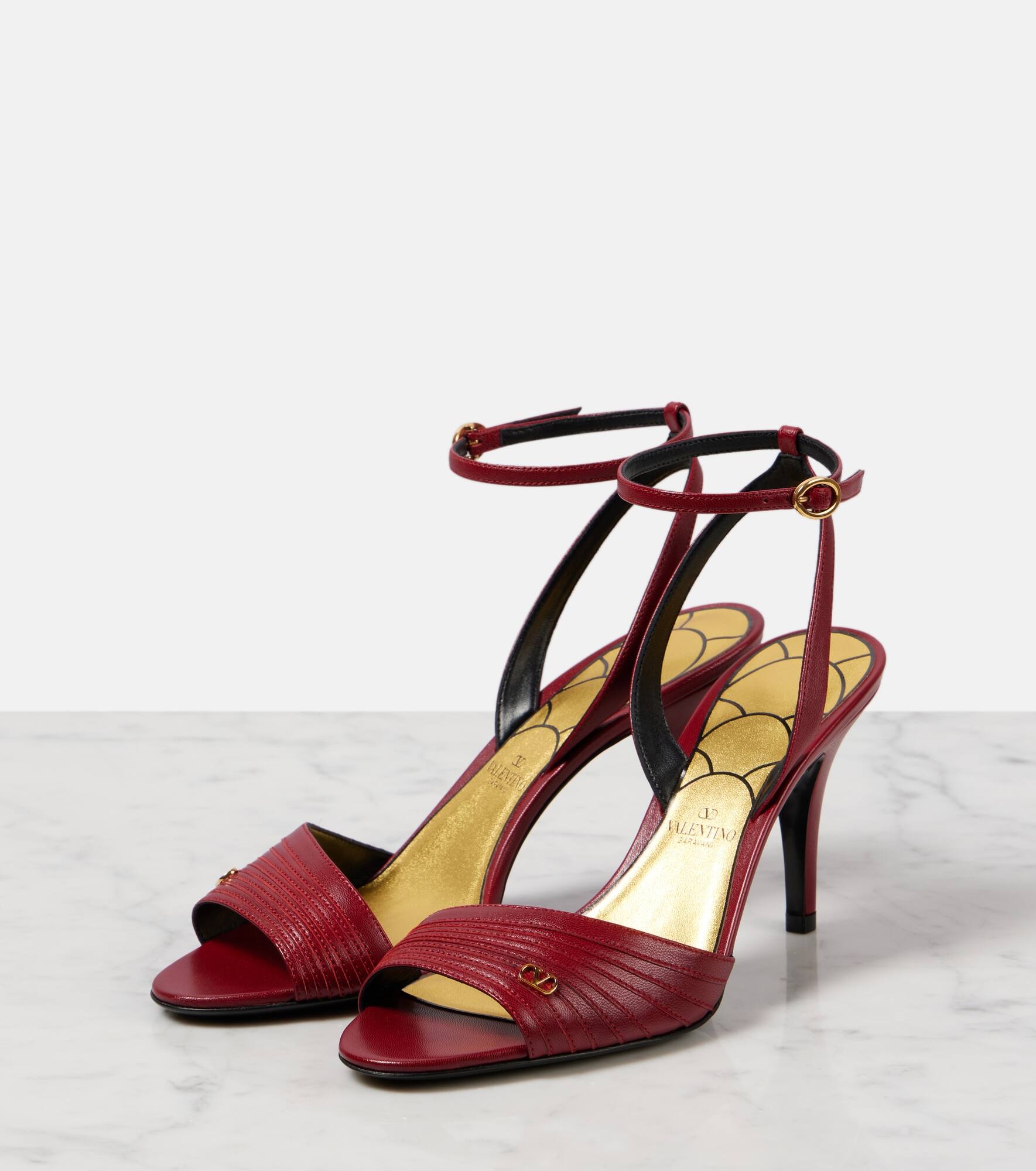 Ladycrush 85 leather sandals - 4
