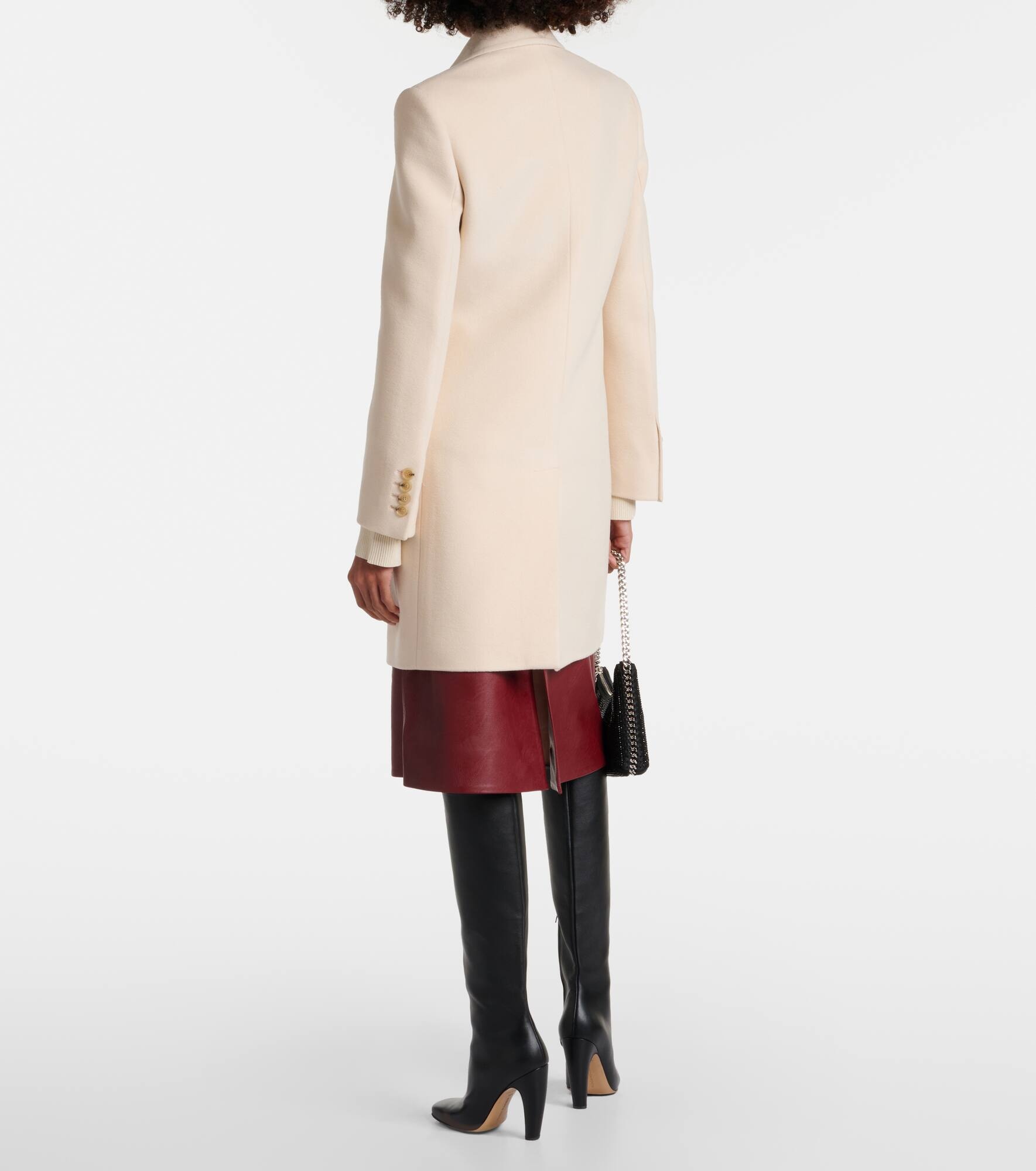 Single-breasted wool blazer - 3
