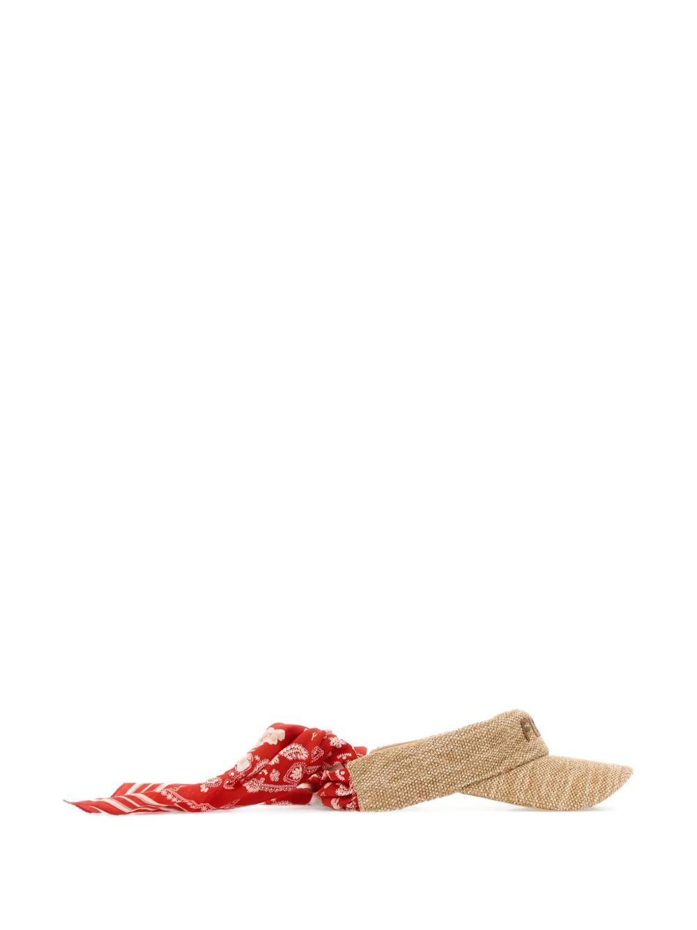 raffia visor - 2