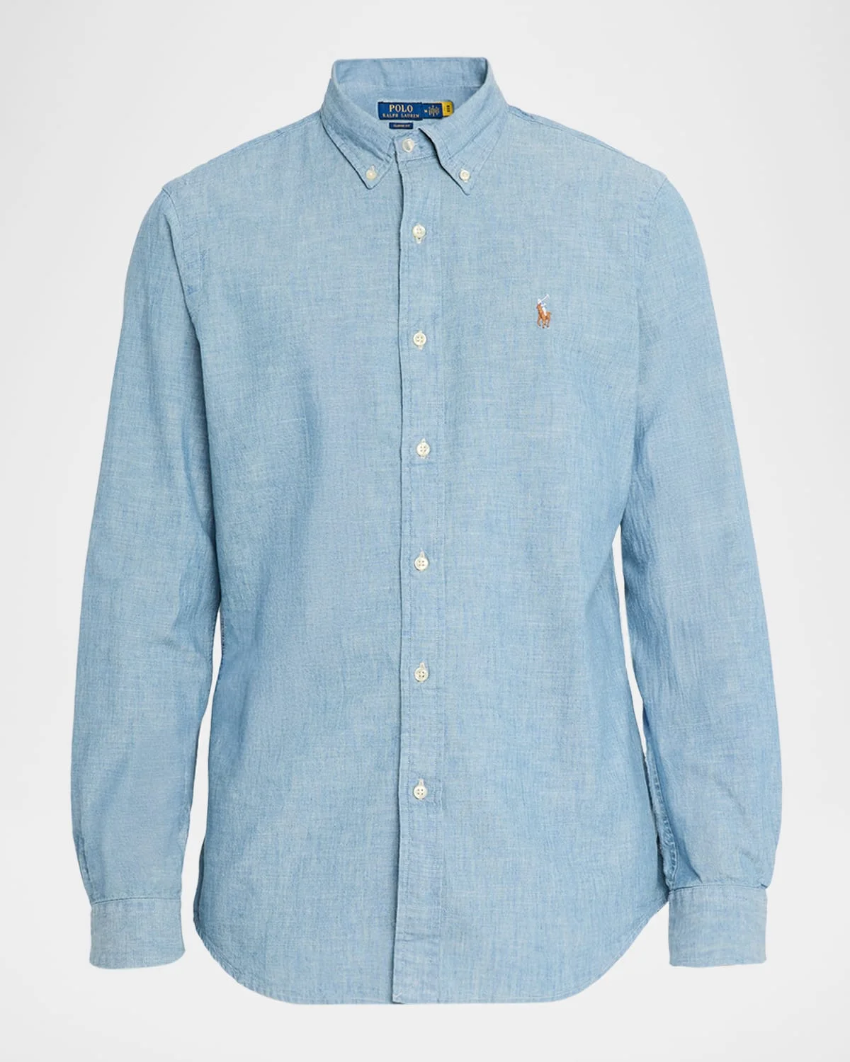 Men's Core-Fit Cotton Button-Down Shirt - 1