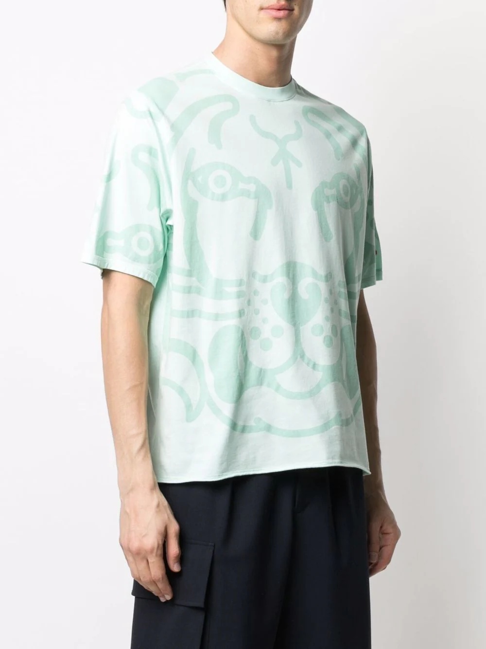 K-Tiger print oversized T-shirt - 3