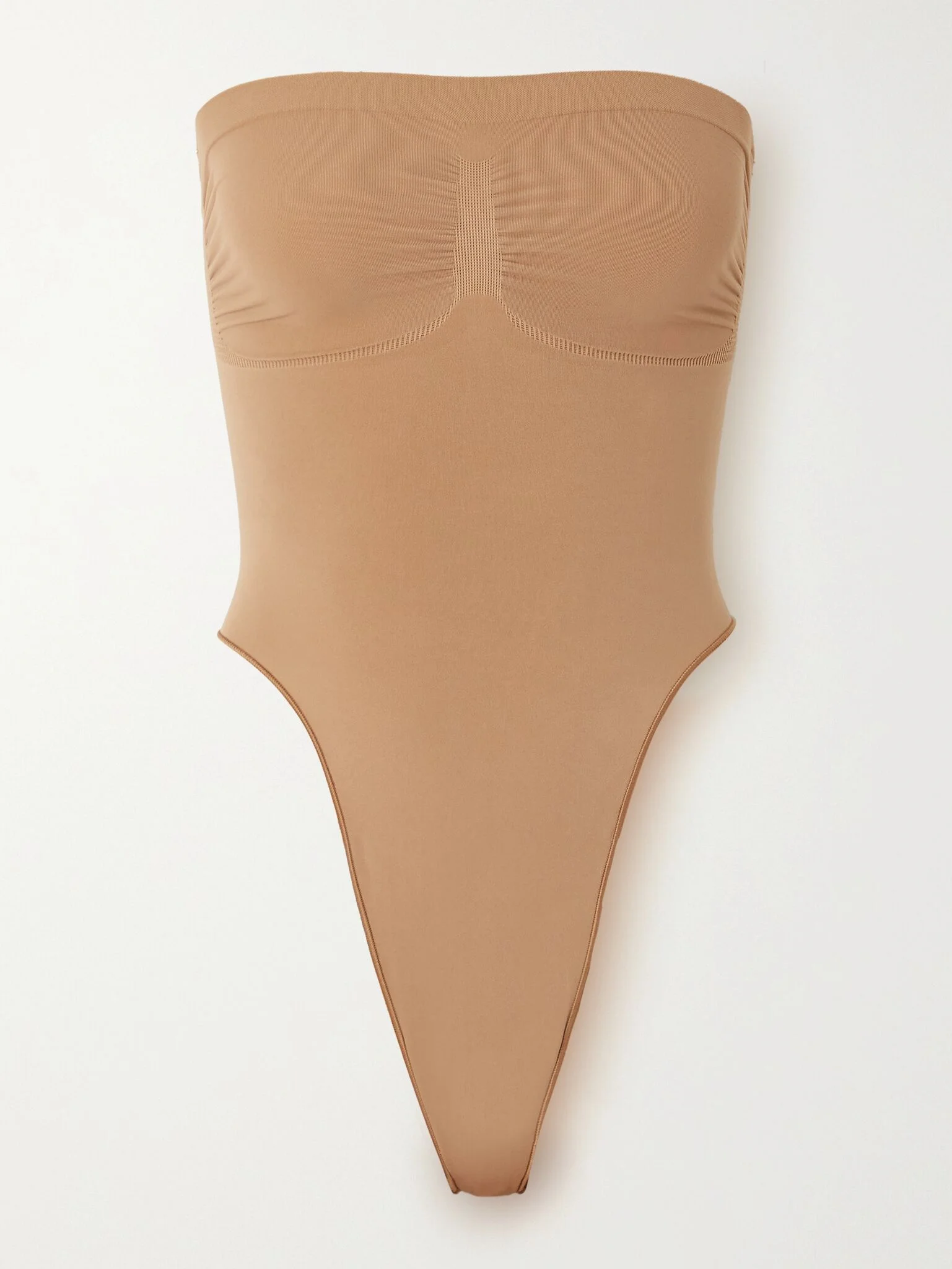 Seamless Sculpt strapless thong bodysuit - Sienna Neutral - 1