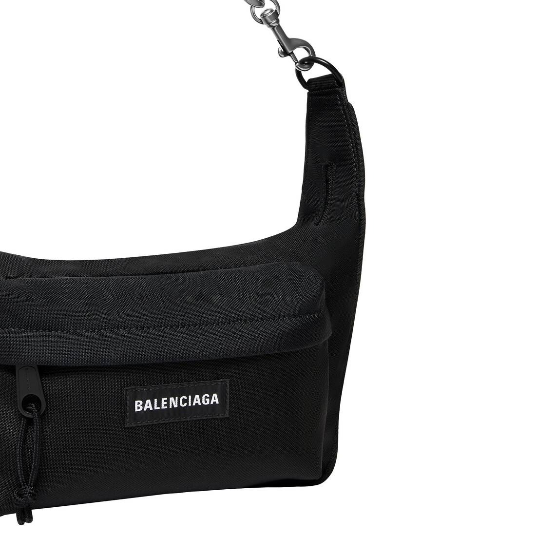 BALENCIAGA Raver Medium Bag With Chain in Black | REVERSIBLE