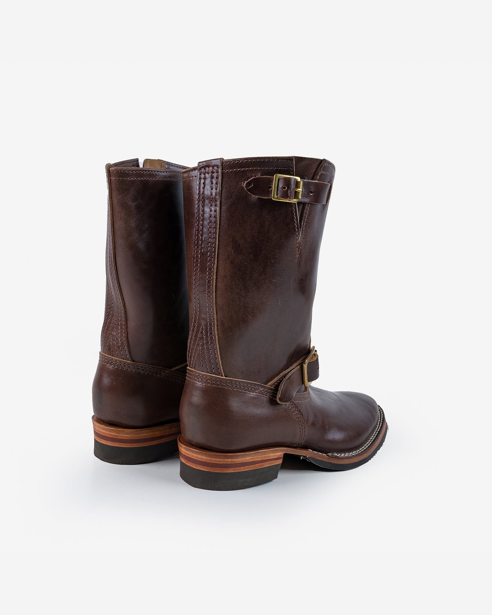 WESCO-MRLOU-BRN Wesco® - 10" Horsehide  Engineer Boot - Brown. The "Mister Lou" - 3
