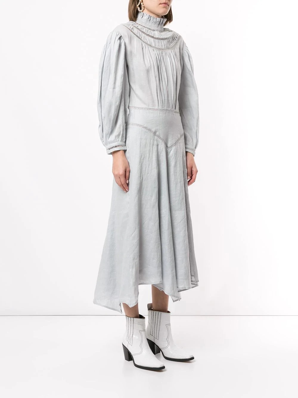 Albane linen midi dress - 3