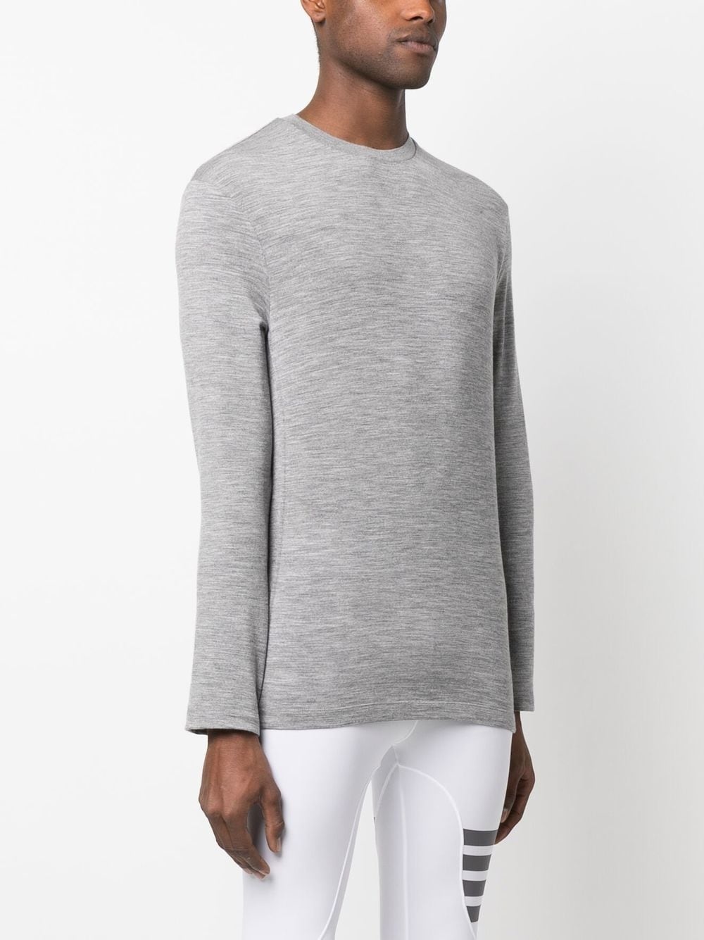 round-neck knit jumper - 3