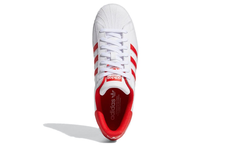 adidas Superstar 'Cloud White Vivid Red' GZ3741 - 6