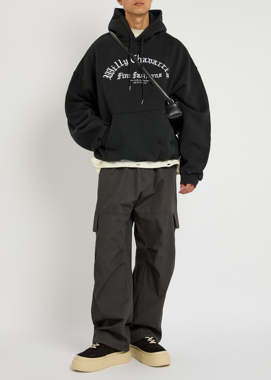 Willy Chavarria Hooded Cotton Sweatshirt - 4