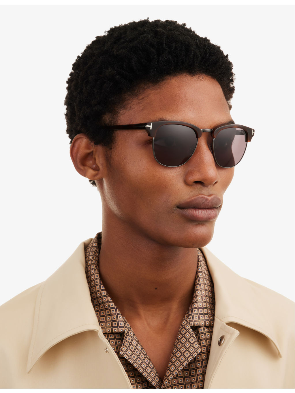 Henry square half-frame sunglasses - 2