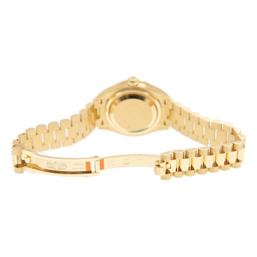 Rolex Lady-Datejust Champagne Diamond Dial Automatic Ladies 18 Carat Yellow Gold President Watch 279 - 5