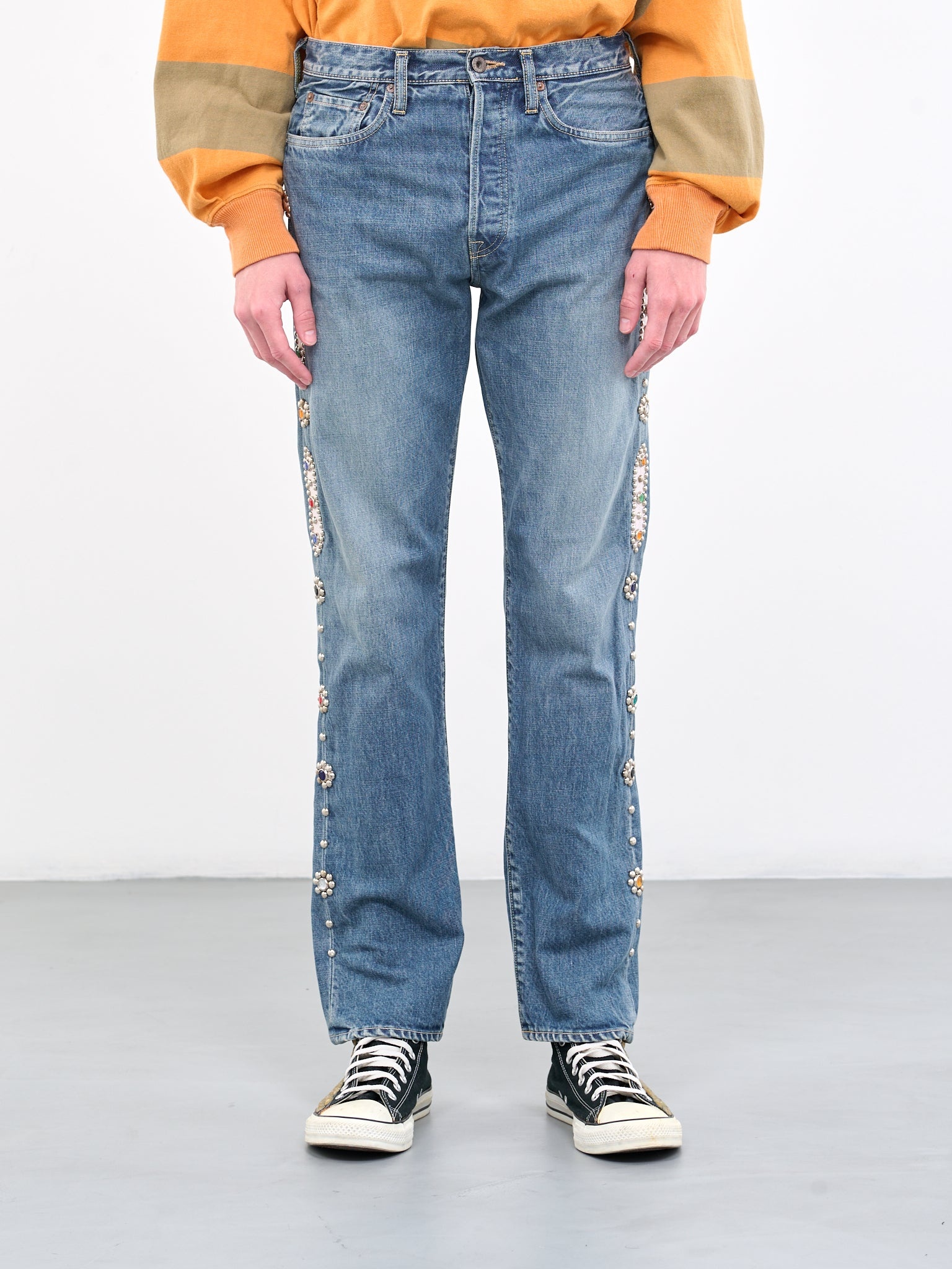 Kapital Straight Leg Jeans | hlorenzo | REVERSIBLE