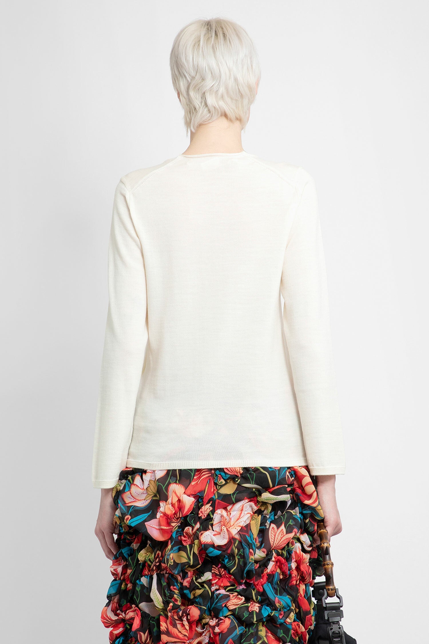 COMME DES GARCONS WOMAN WHITE KNITWEAR - 3