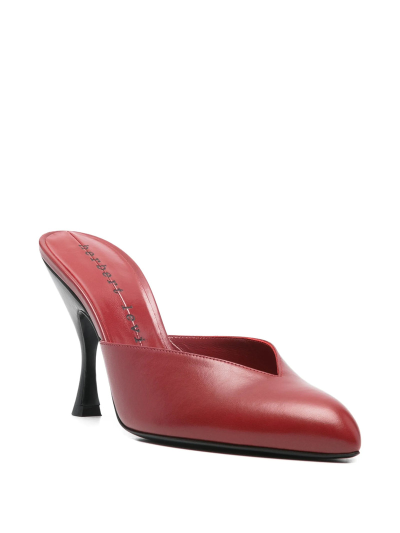 herbert levine Herbert Levine Sitting Pretty Cone-heel Mules outlook