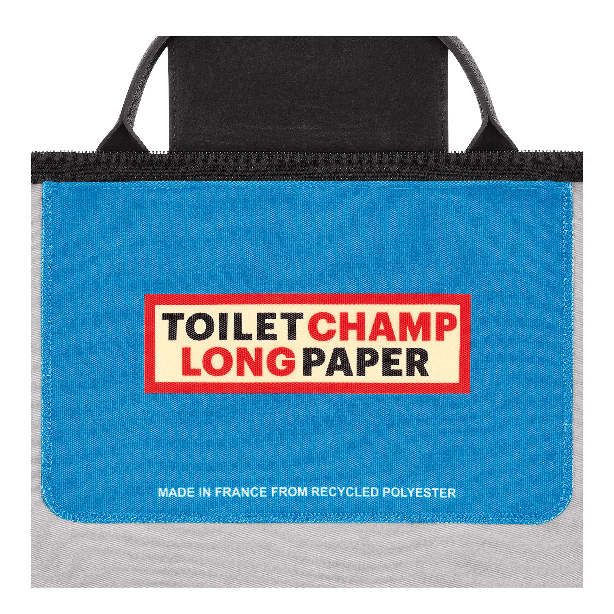 Longchamp x ToiletPaper S Travel bag Cloud Blue - Canvas - 5