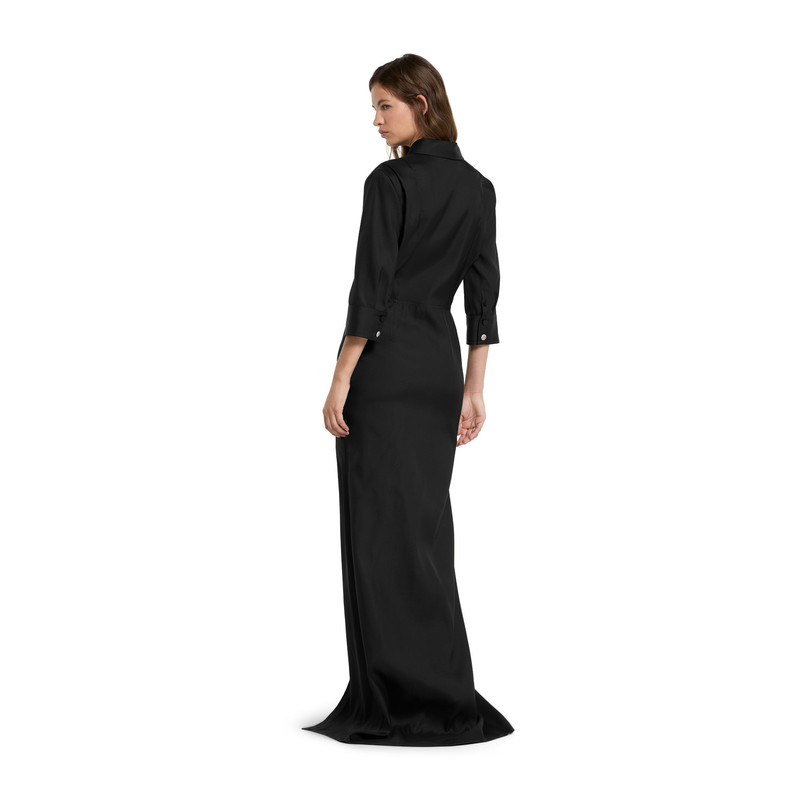 Dry silk wool dress 4