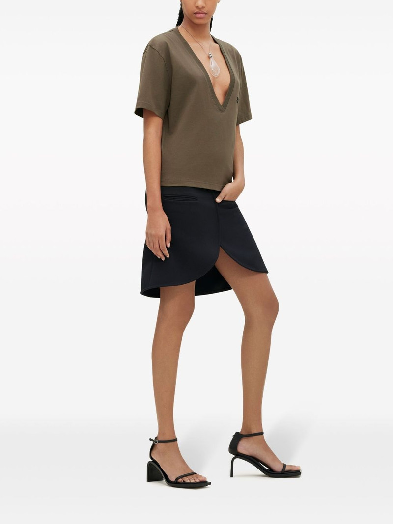 logo-appliqué cropped T-shirt 3