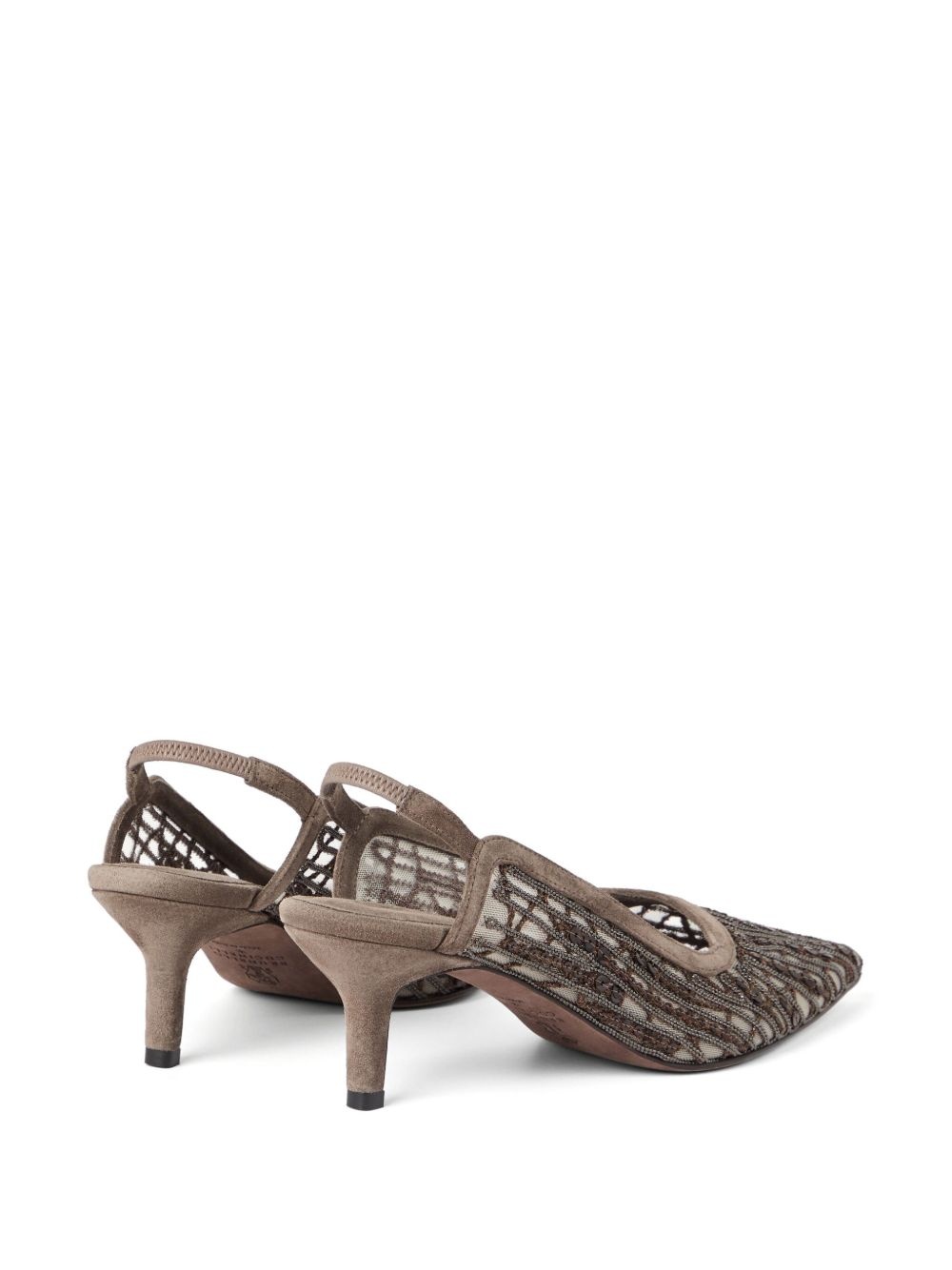 55mm sequin-embellished pumps - 3