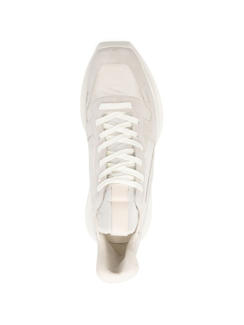 lace-up chunky sole sneakers 4