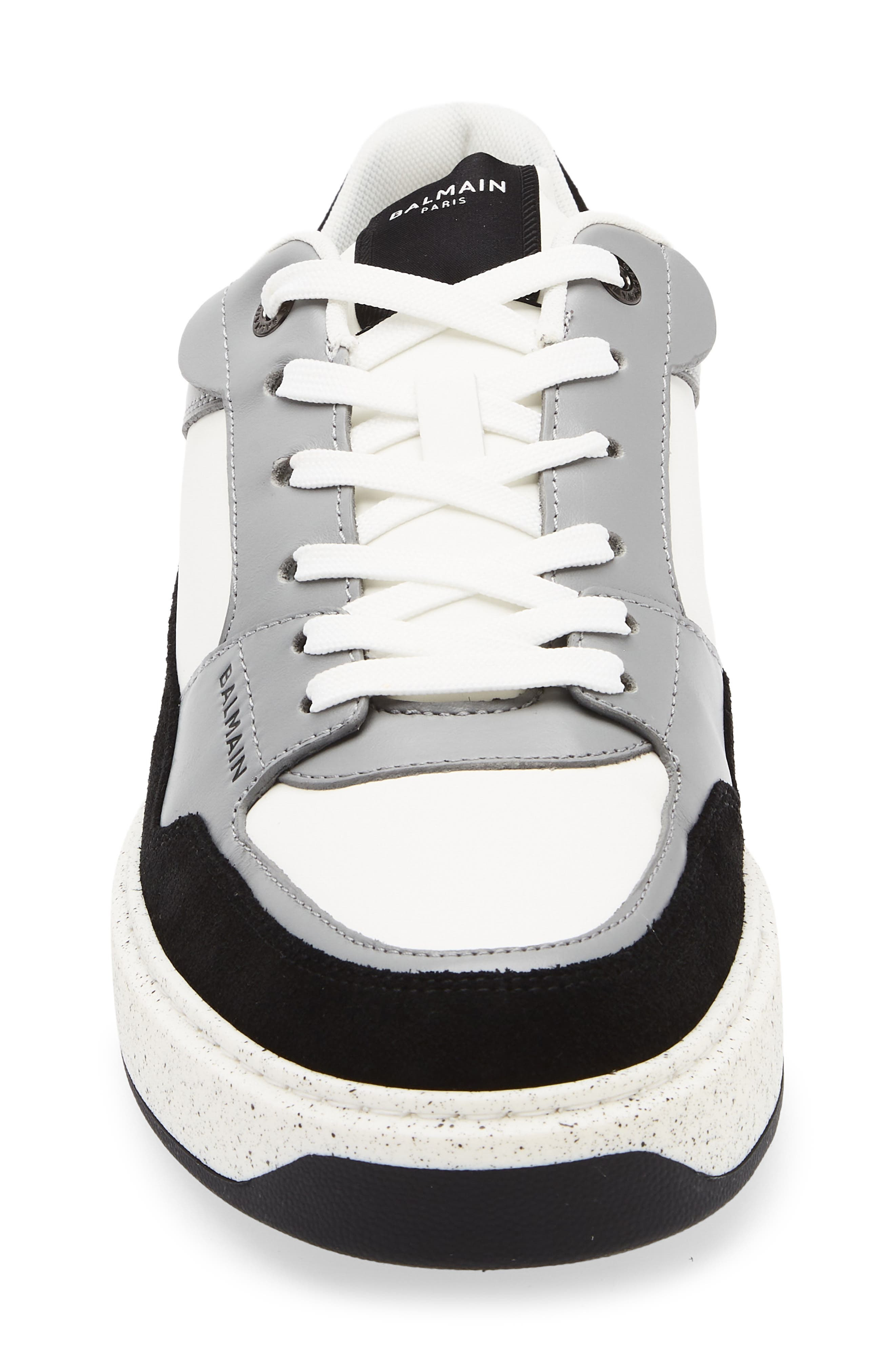 Balmain B-Court Flip Sneaker in Eeq Black/Grey at Nordstrom - 4