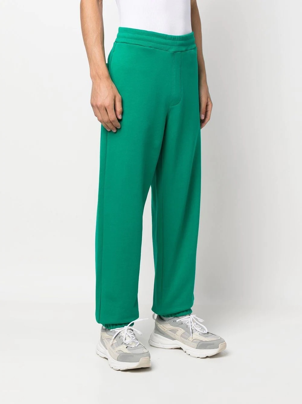 logo-print cotton track pants - 3