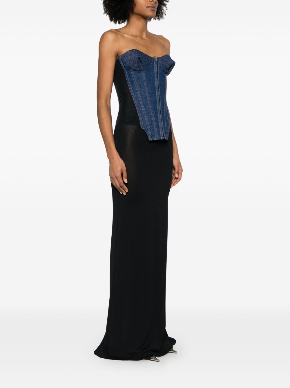 denim corset - 3