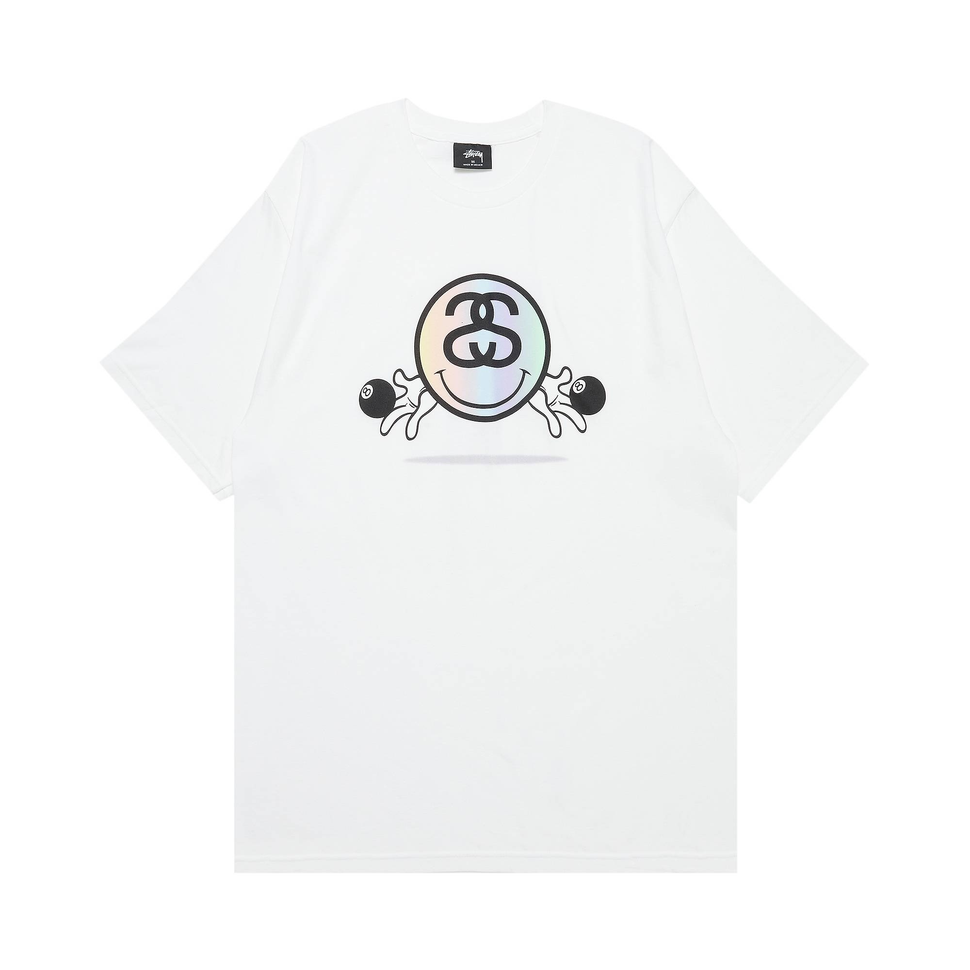 Stussy Smiley Link Tee 'White' - 1