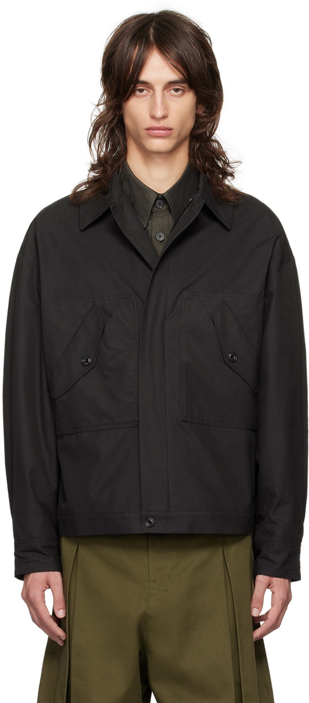 【sage.NATION】 24AW ZUSHI JACKET Black sage NATION Black Zushi Jacket | REVERSIBLE