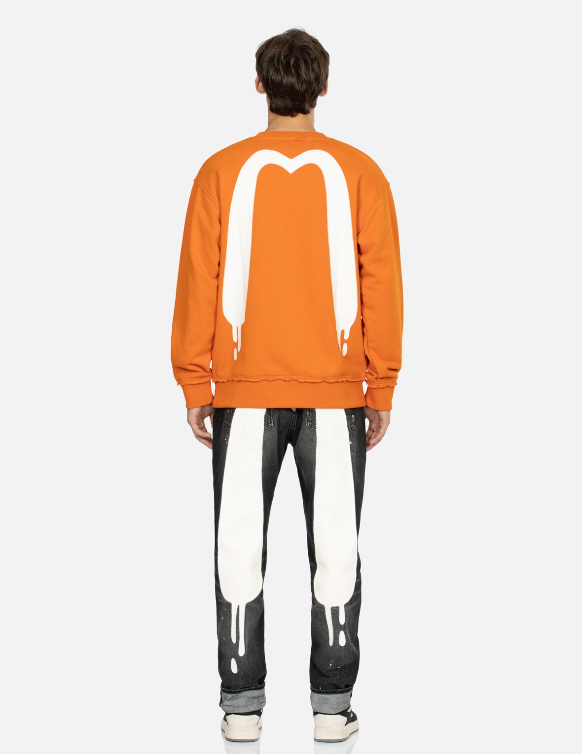 GRAFFITI DAICOCK AND KAMON PRINT RELAX FIT SWEATSHIRT - 5