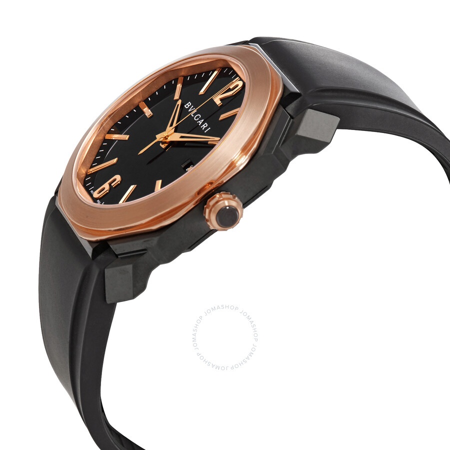 Pre-owned Bvlgari Octo L'Originale Black Dial Men's Watch 102485 - 2