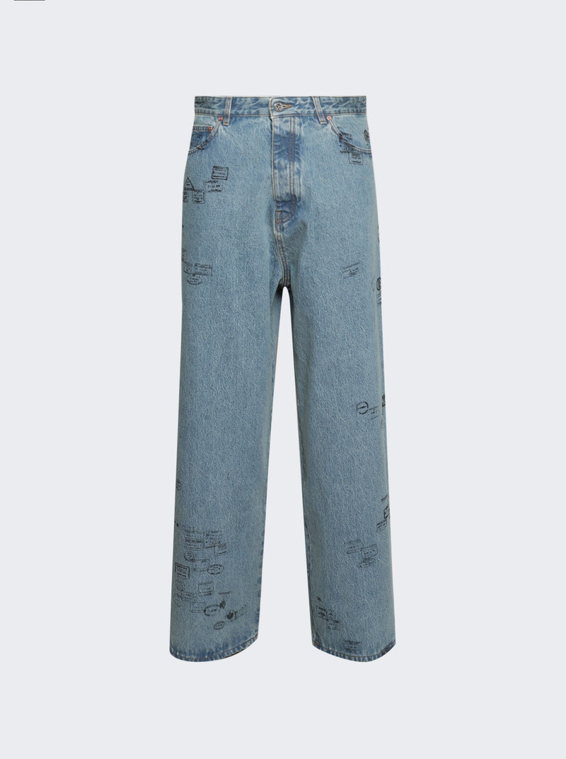 Passport Stamps Jeans Stamps Blue 1