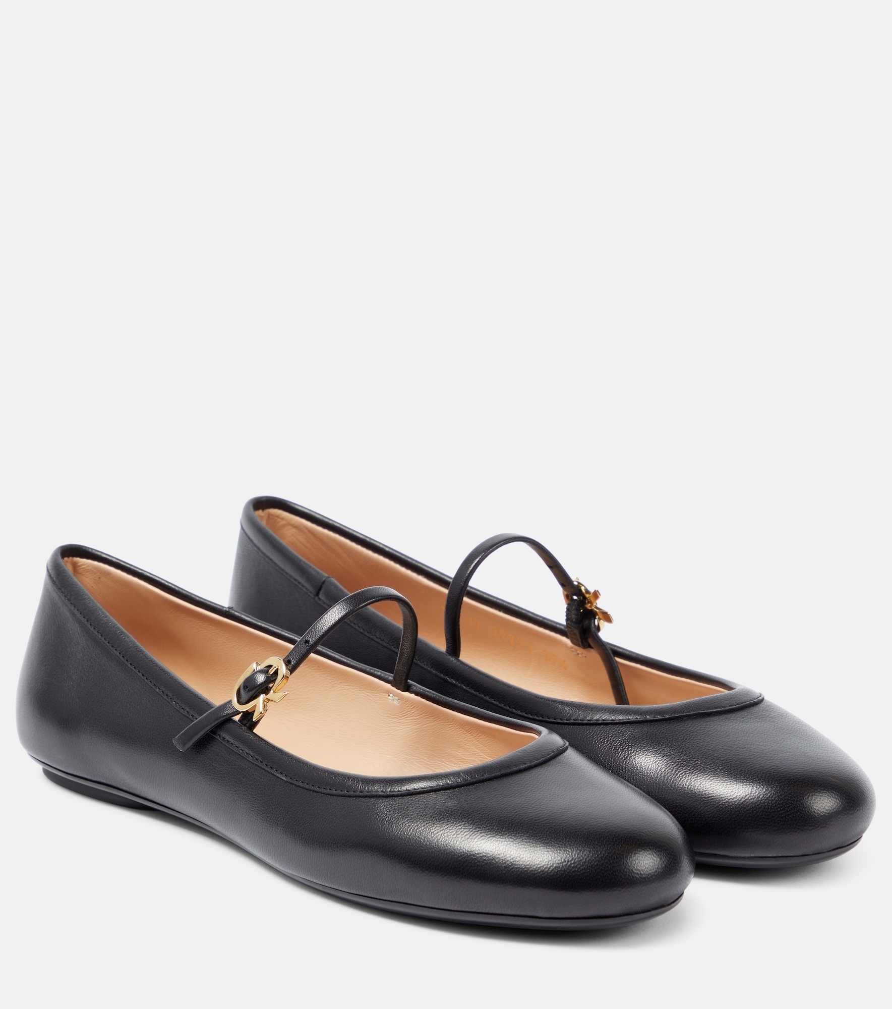Carla leather Mary Jane ballet flats - 1