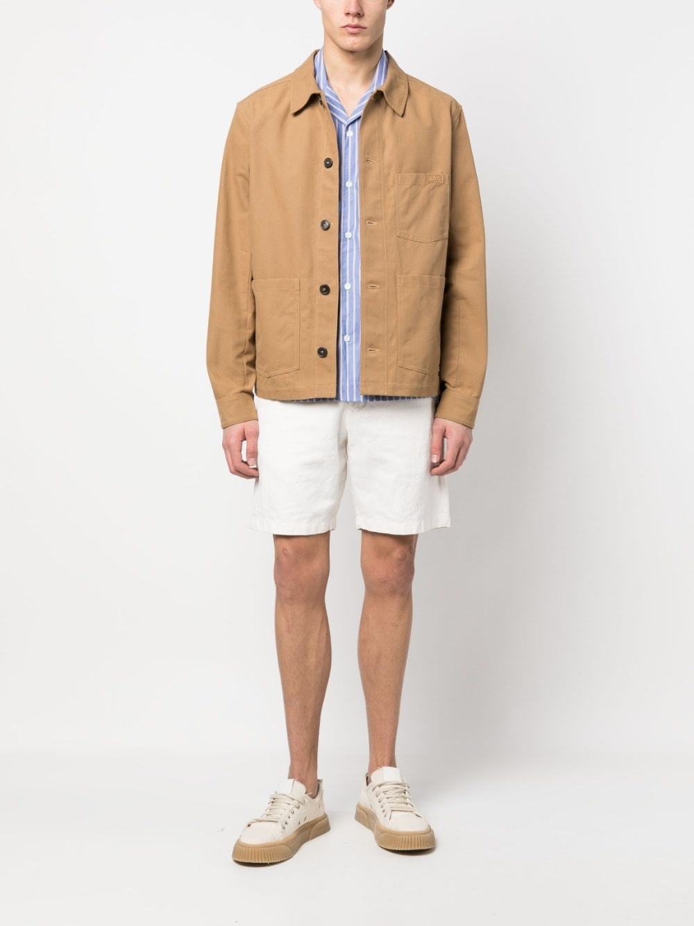 cotton shirt jacket - 2
