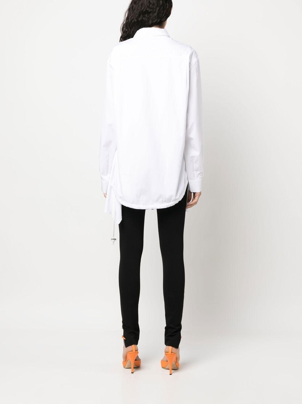 extra-fabric-detail shirt - 4