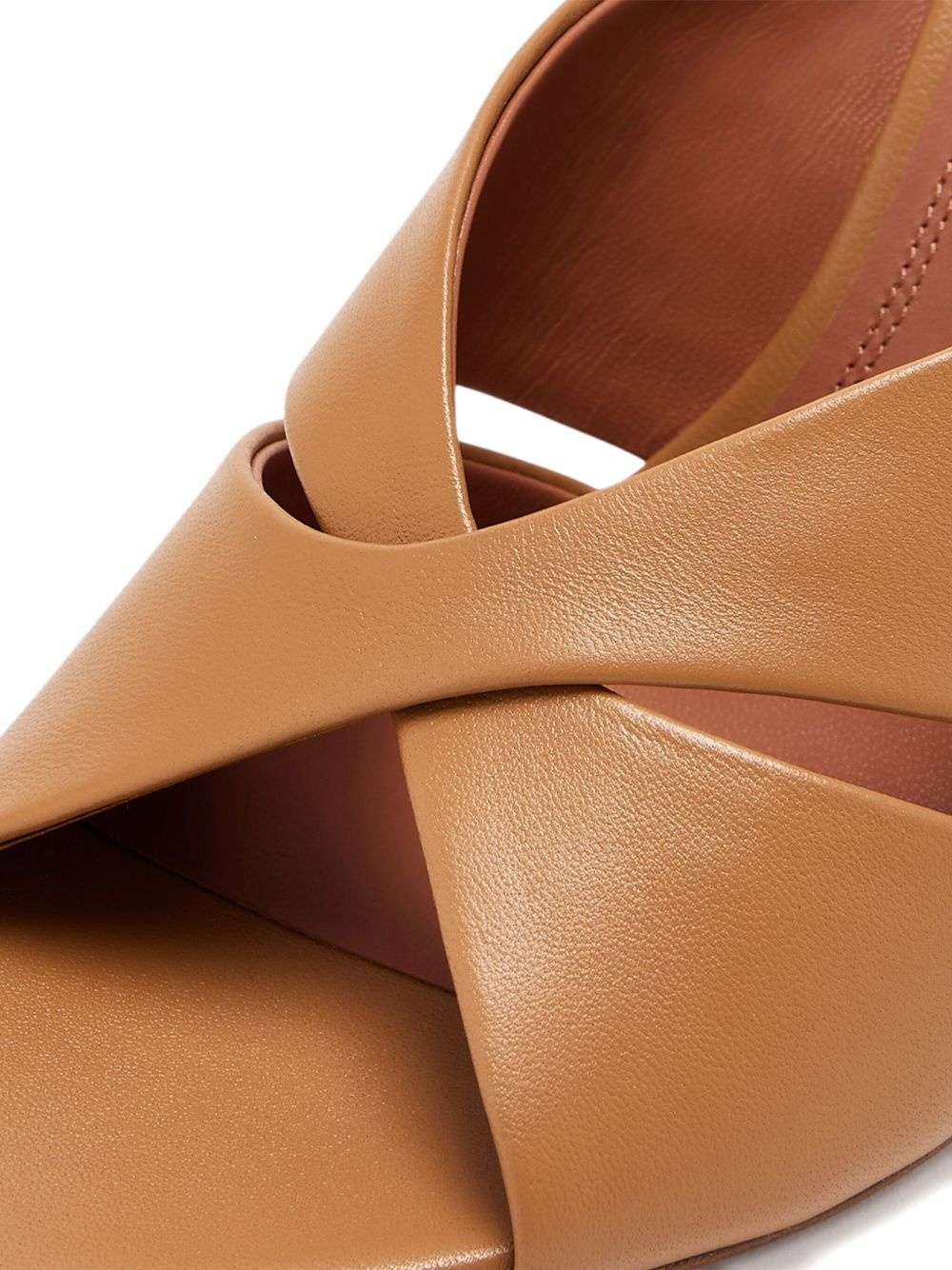 cross-strap heeled sandals - 4