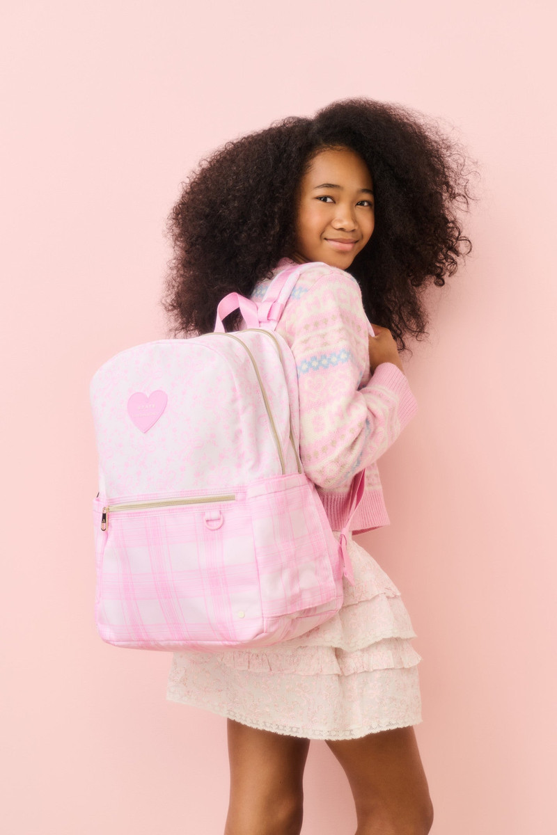 STATE x LoveShackFancy Mixed Print Kane Double Pocket Backpack 3