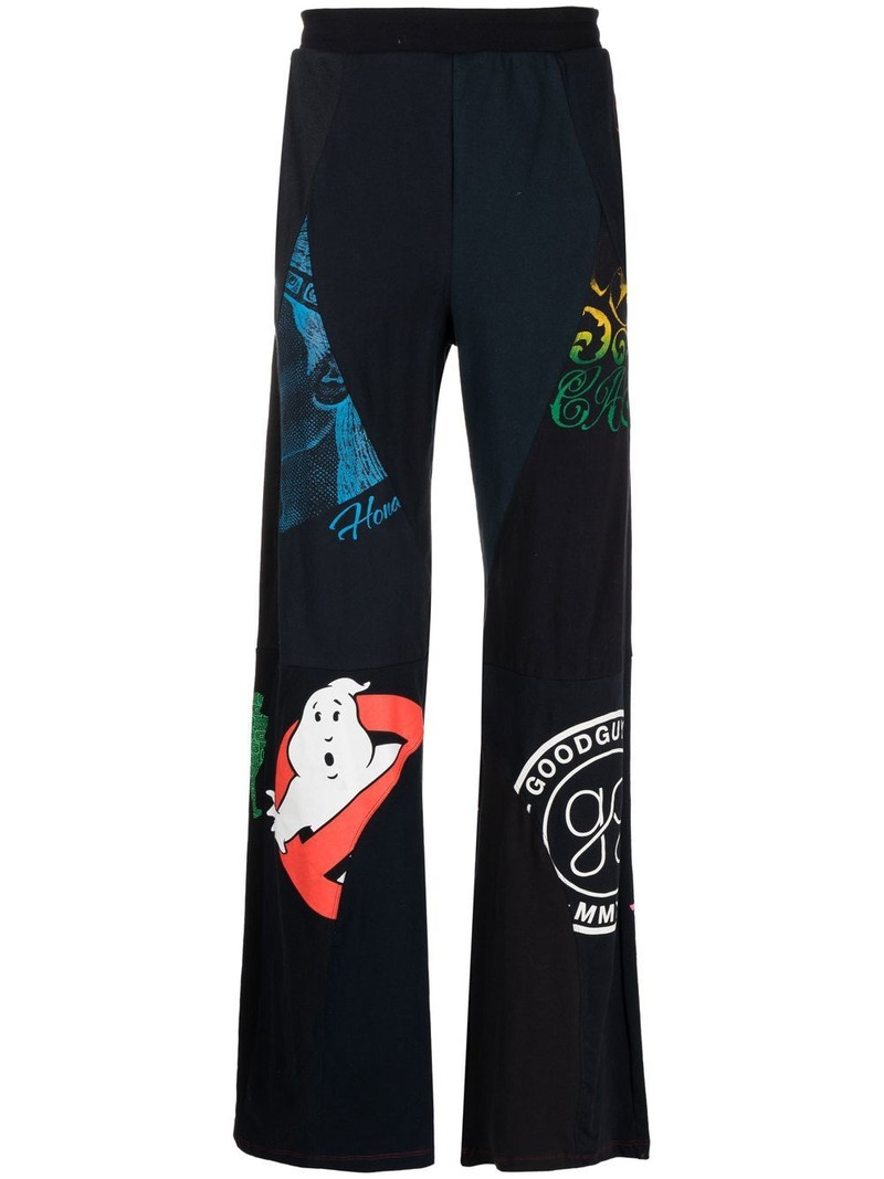 graphic-print trousers 1