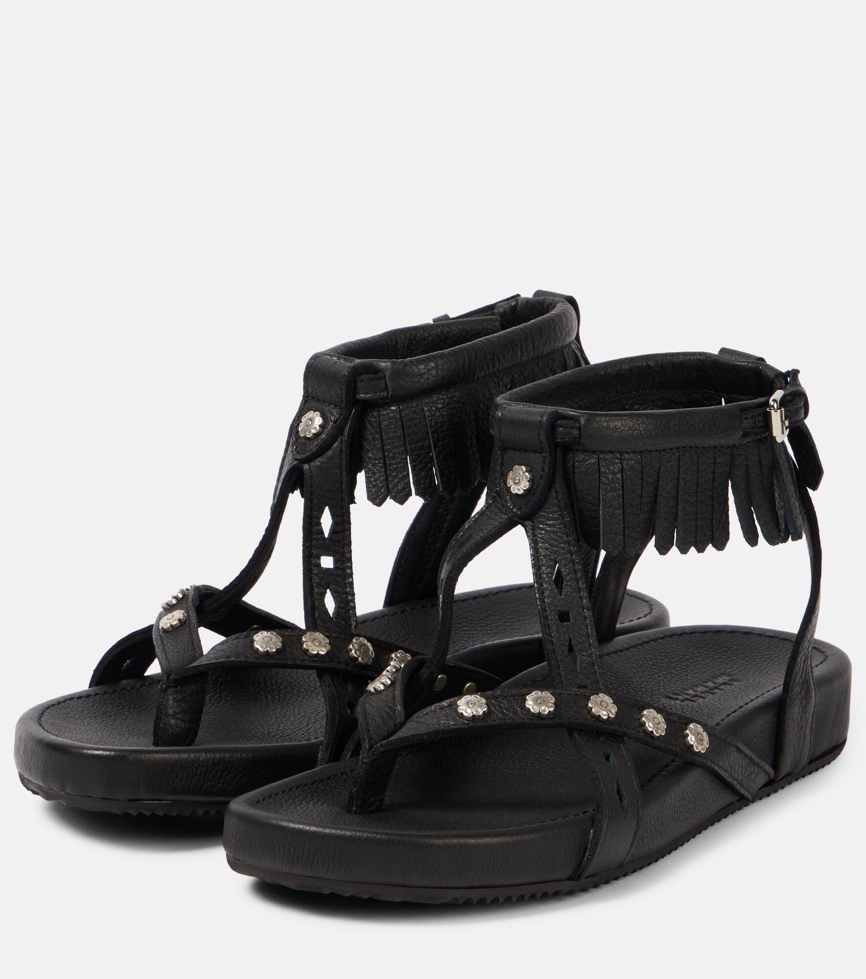 Silya studded leather sandals - 4
