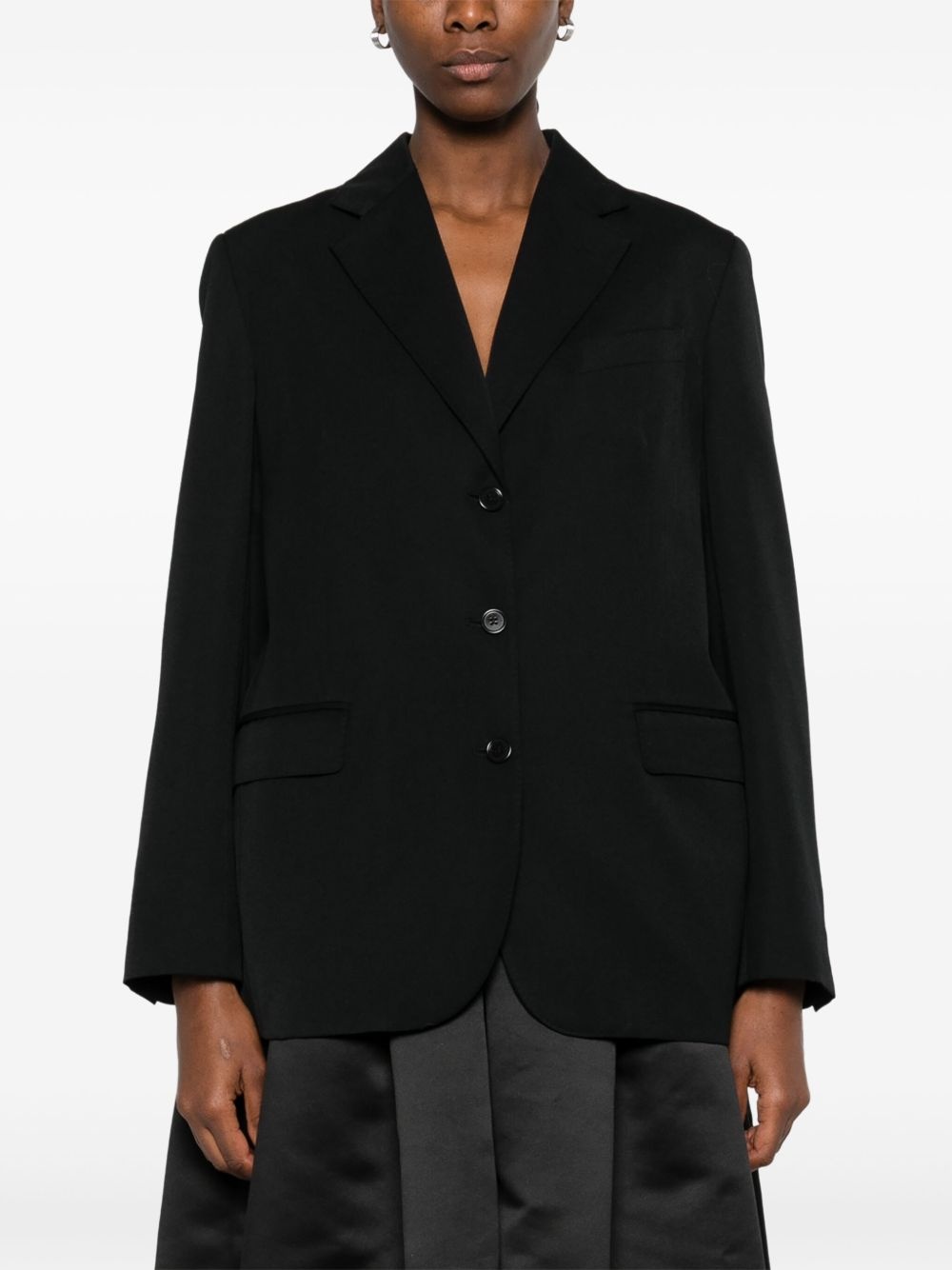open-back bow-detail blazer - 3